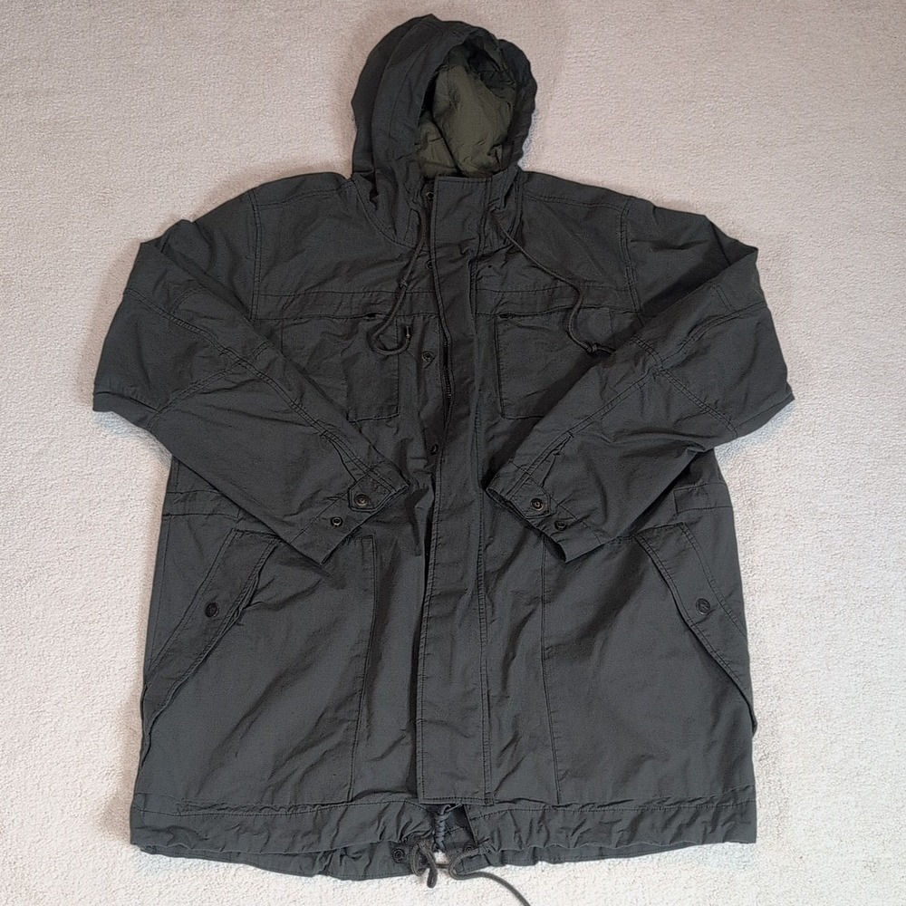 REI Cooperative Amorphum Utility Parka Mens Size Large Olive Green